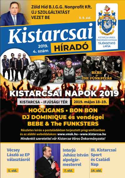 Kistarcsai Híradó - Kistarcsa Önkormányzatának havonta megjelenő ingyenes tájékoztató újságja