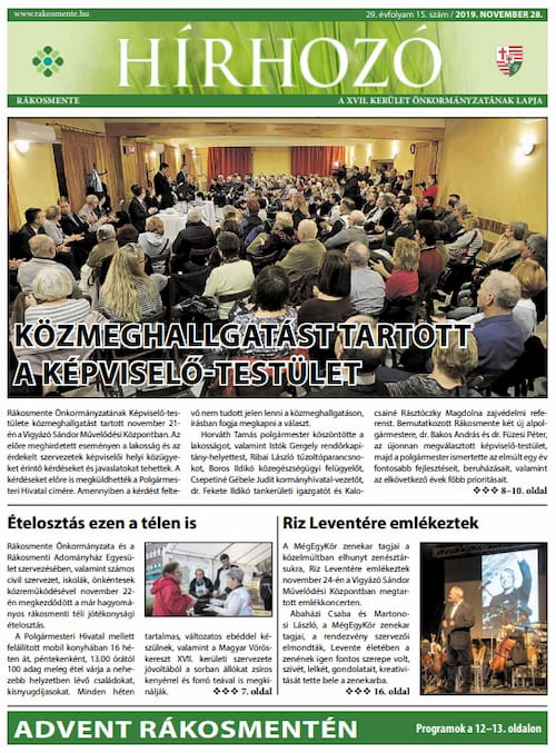 XV. kerületi Életképek, ingyenes önkormányzati újság pdf letöltés